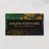 William Morris Grapes Kant GrapeVines Visitekaartje (Voorkant)