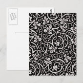 William Morris Grapevine Blad Patroon Briefkaart (Voorkant / Achterkant)