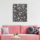 William Morris Grapevine Blad Patroon Canvas Afdruk (Insitu (Woonkamer))
