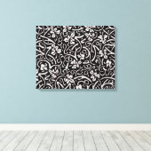 William Morris Grapevine Blad Patroon Canvas Afdruk (Insitu (Houten vloer))