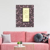 William Morris Grapevine Blad Patroon Canvas Afdruk (Insitu (Woonkamer))