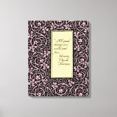 William Morris Grapevine Blad Patroon Canvas Afdruk (Voorkant)