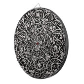William Morris Grapevine Blad Patroon Dartbord (Voorkant Rechts)