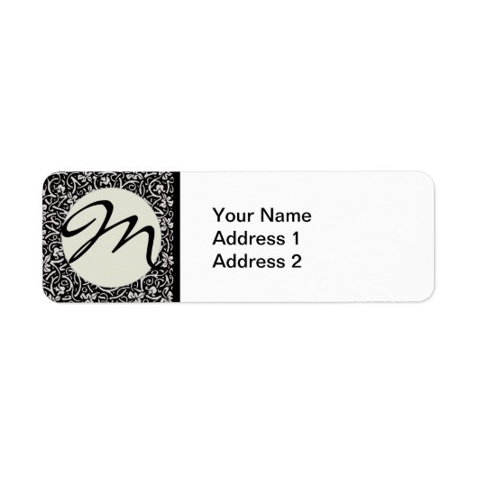 William Morris Grapevine Blad Patroon Etiket (Voorkant)