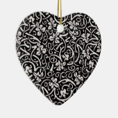 William Morris Grapevine Blad Patroon Keramisch Ornament (Rechts)