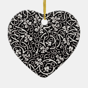 William Morris Grapevine Blad Patroon Keramisch Ornament