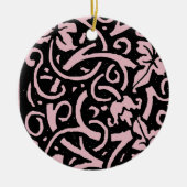 William Morris Grapevine Blad Patroon Keramisch Ornament (Voorkant)