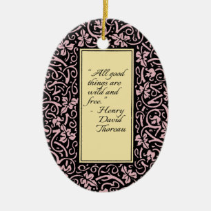 William Morris Grapevine Blad Patroon Keramisch Ornament