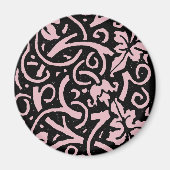 William Morris Grapevine Blad Patroon Magneet (Voorkant)