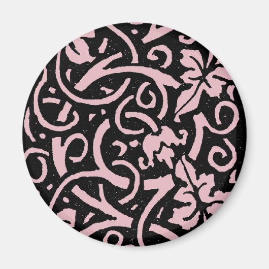 William Morris Grapevine Blad Patroon Magneet (Voorkant)