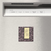 William Morris Grapevine Blad Patroon Magneet (Insitu (Vaatwasser))