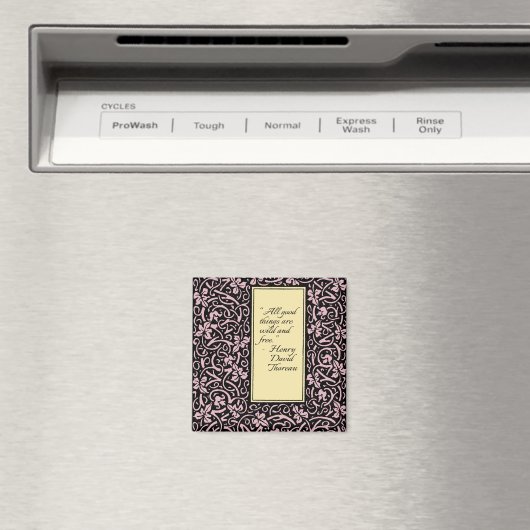 William Morris Grapevine Blad Patroon Magneet (Insitu (Vaatwasser))