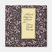 William Morris Grapevine Blad Patroon Magneet (Voorkant)