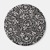 William Morris Grapevine Blad Patroon Magneet (Voorkant)