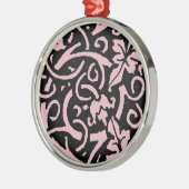 William Morris Grapevine Blad Patroon Metalen Ornament (Links)