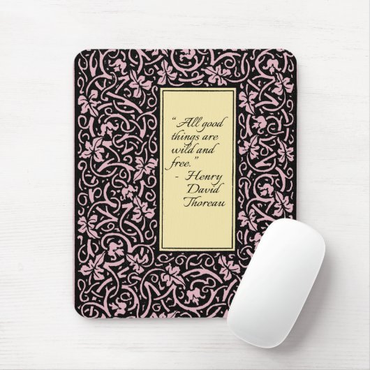 William Morris Grapevine Blad Patroon Muismat (Met muis)