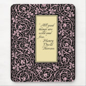 William Morris Grapevine Blad Patroon Muismat (Voorkant)