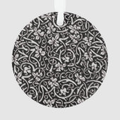 William Morris Grapevine Blad Patroon Ornament (achterkant)
