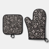 William Morris Grapevine Blad Patroon Ovenwant & Pannenlap Set (Voorkant)