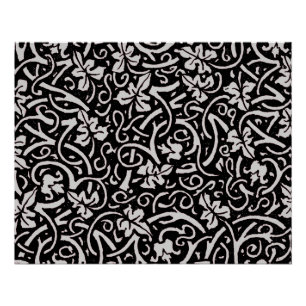 William Morris Grapevine Blad Patroon Poster