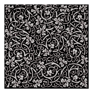 William Morris Grapevine Blad Patroon Poster