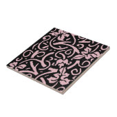 William Morris Grapevine Blad Patroon Tegeltje (Zijkant)