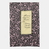 William Morris Grapevine Blad Patroon Theedoek (Verticaal)