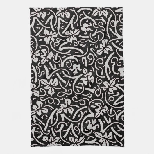 William Morris Grapevine Blad Patroon Theedoek (Verticaal)