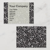 William Morris Grapevine Blad Patroon Visitekaartje (Voorkant / Achterkant)