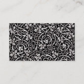 William Morris Grapevine Blad Patroon Visitekaartje (Achterkant)