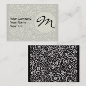 William Morris Grapevine Blad Patroon Visitekaartje (Voorkant / Achterkant)