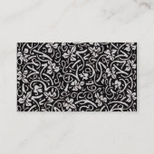 William Morris Grapevine Blad Patroon Visitekaartje (Achterkant)