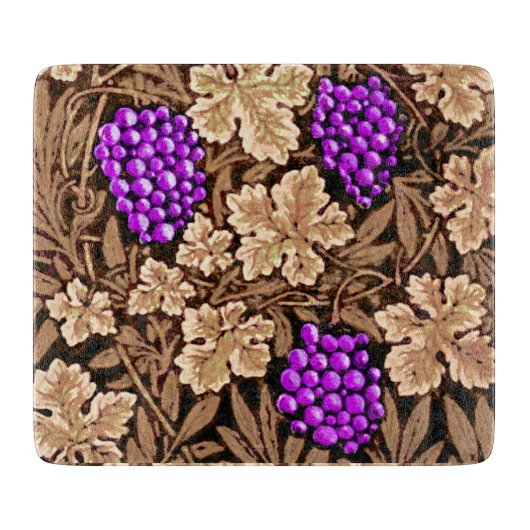 William Morris Grapevine, Brown en Paars Snijplank (Voorkant)