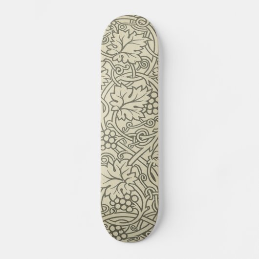 William Morris Grapevine Green Wallpaper Skateboard (Voorkant)