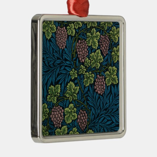 William Morris Grapevine Pattern Metalen Ornament (Rechts)