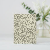 William Morris Grapevine Sage Wallpaper Briefkaart (Staand voorkant)