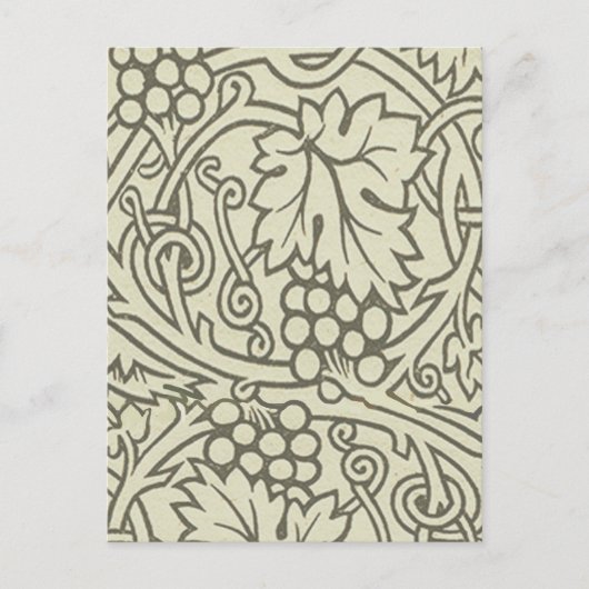William Morris Grapevine Sage Wallpaper Briefkaart (Voorkant)