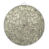 William Morris Grapevine Sage Wallpaper Dartbord (Voorkant)