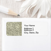 William Morris Grapevine Sage Wallpaper Etiket (Insitu)