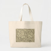 William Morris Grapevine Sage Wallpaper Grote Tote Bag (Voorkant)