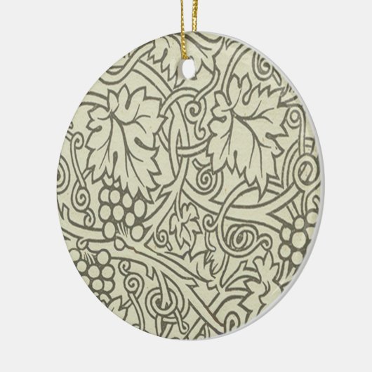 William Morris Grapevine Sage Wallpaper Keramisch Ornament (Links)