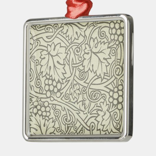 William Morris Grapevine Sage Wallpaper Metalen Ornament (Links)