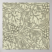 William Morris Grapevine Sage Wallpaper Poster (Voorkant)