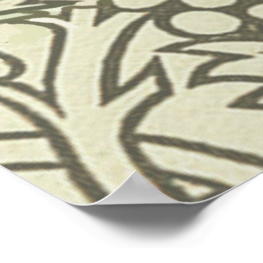 William Morris Grapevine Sage Wallpaper Poster (Hoek)