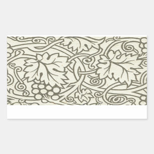 William Morris Grapevine Sage Wallpaper Rechthoekige Sticker