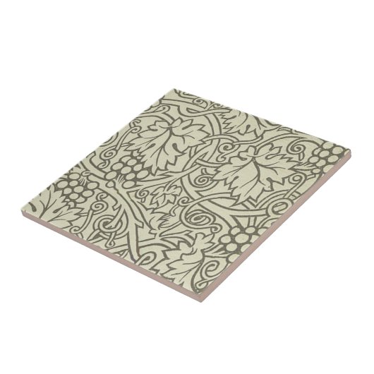 William Morris Grapevine Sage Wallpaper Tegeltje (Zijkant)