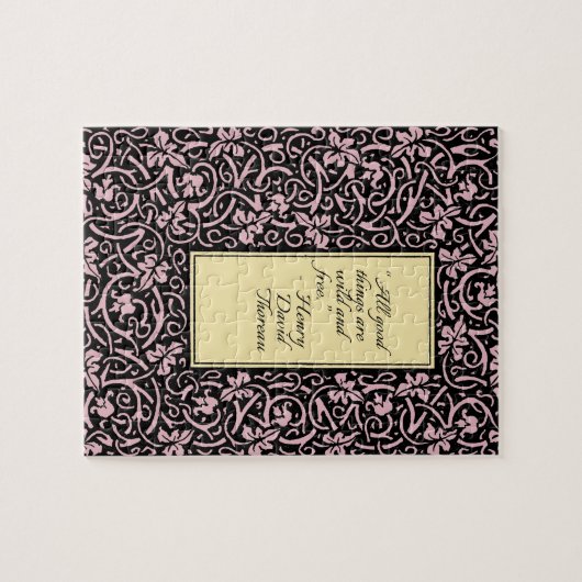 William Morris Grapevine Wallpaper Pattern Legpuzzel (Horizontaal)