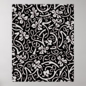 William Morris Grapevine Wallpaper Pattern Poster (Voorkant)