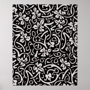 William Morris Grapevine Wallpaper Pattern Poster