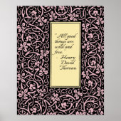 William Morris Grapevine Wallpaper Pattern Poster (Voorkant)